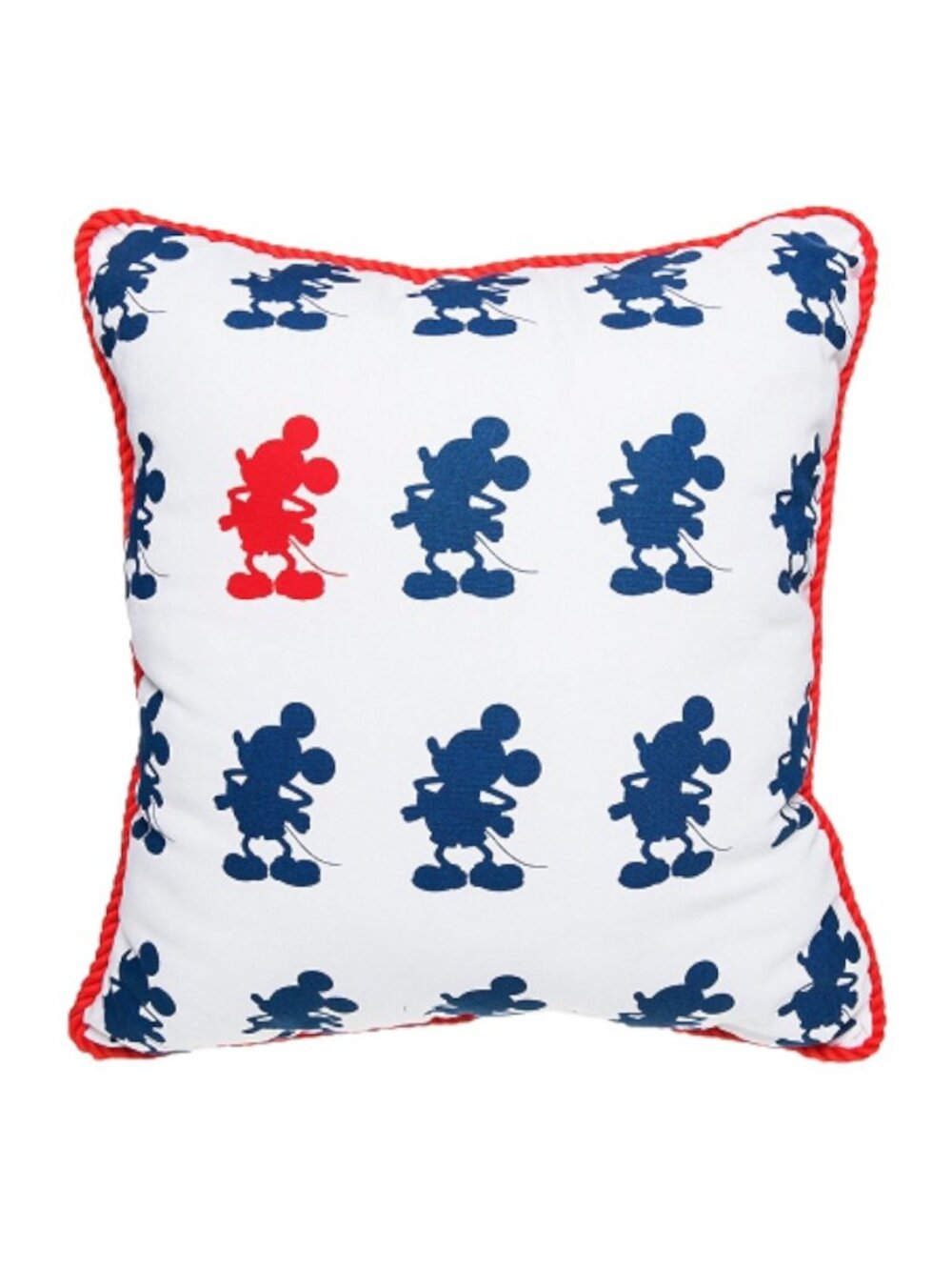 Disney Parks Mickey Mouse American Legend Americana Patriotic Throw Pillow